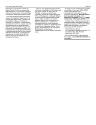 IRS Formulario 4506T-EZ(SP) Formulario Abreviado De Solicitud De Transcripcion De La Declaracion De Impuestos Individual (Spanish), Page 3