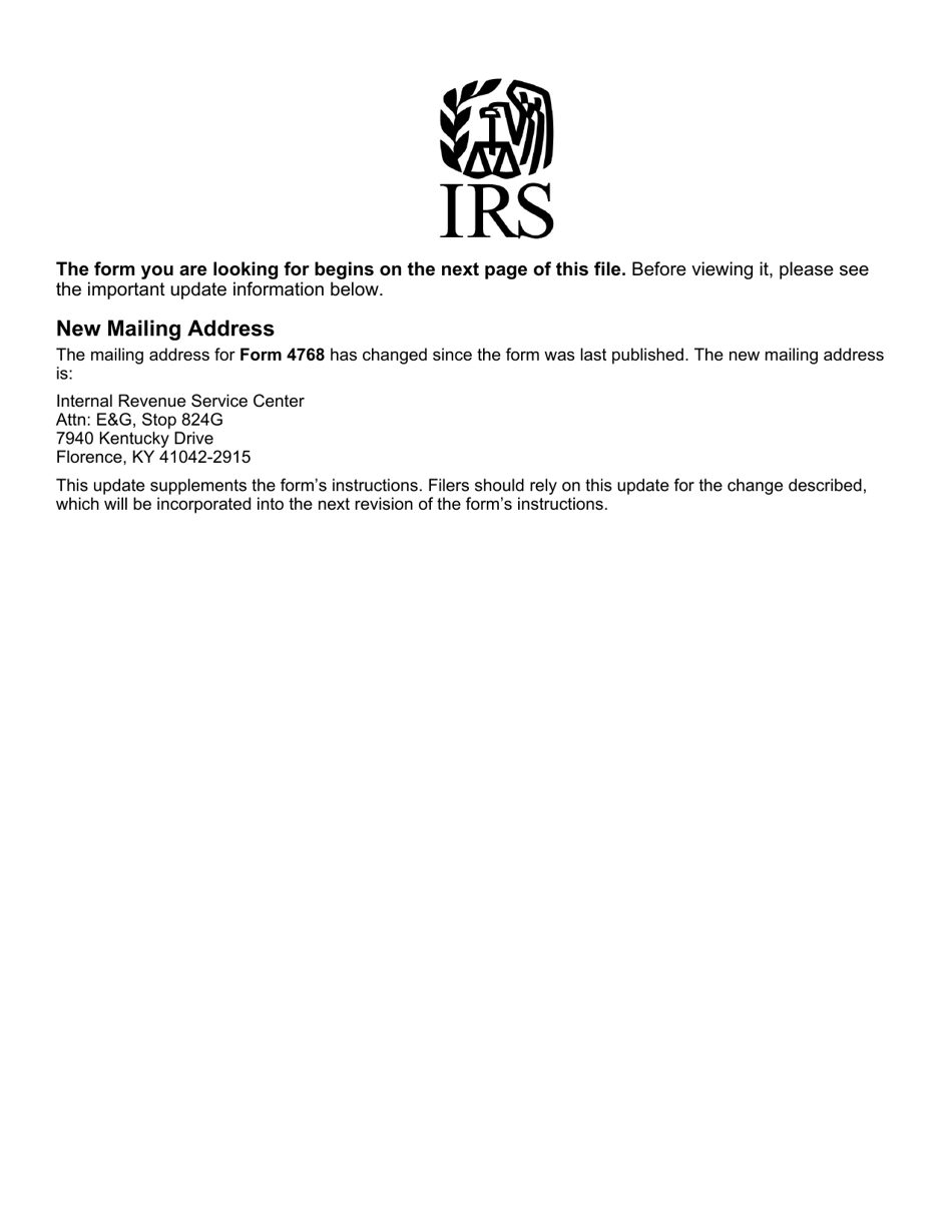 IRS Form 4768 Application for Extension of Time to File a Return and / or Pay U.S. Estate (And Generation-Skipping Transfer) Taxes, Page 1