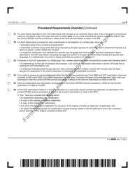 IRS Form 8950 Application for Voluntary Correction Program (Vcp), Page 6