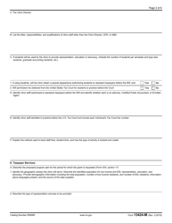 IRS Form 13424-M Low Income Taxpayer Clinic (Litc) Application Narrative, Page 3