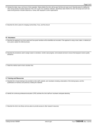 IRS Form 13424-M Low Income Taxpayer Clinic (Litc) Application Narrative, Page 5