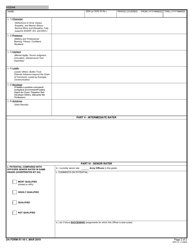 DA Form 67-10-1 Company Grade Plate (O1 - O3; Wo1 - Cw2) Officer Evaluation Report, Page 2