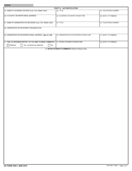 DA Form 1059-1 Civilian Institution Academic Evaluation Report, Page 2