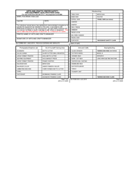 Document preview: DA Form 3031 Arts and Crafts Center Safety and Equipment Qualification Card