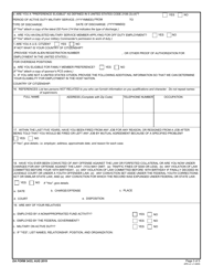 DA Form 3433 Application for Nonappropriated Fund Employment, Page 3