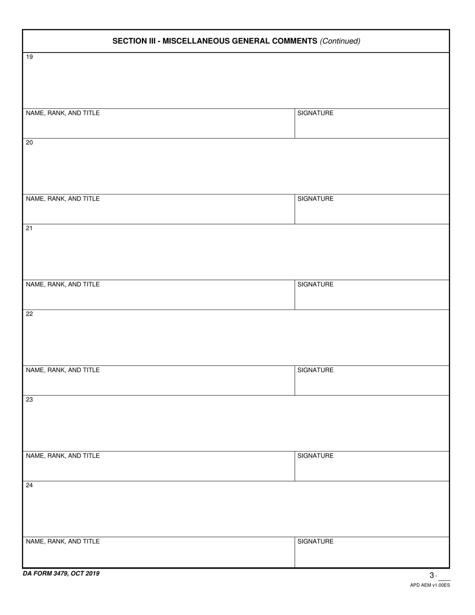 DA Form 3479 Training and Proficiency Record - Air Traffic Controller, Page 13