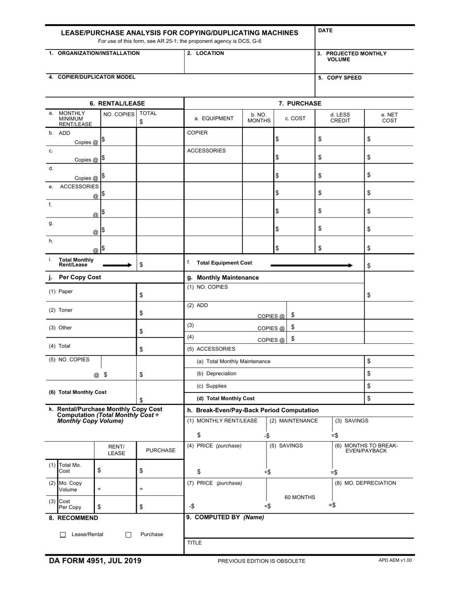 da-form-4951-download-fillable-pdf-or-fill-online-lease-purchase