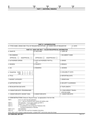 DA Form 5648 Agr Job Authorization (Request/Change), Page 2