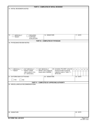 DA Form 7349 Initial Medical Review - Annual Medical Certificate, Page 2