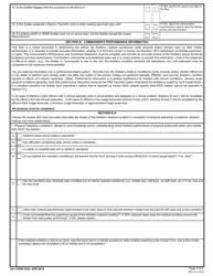 DA Form 7652 Disability Evaluation System (DES) Commander&#039;s Performance and Functional Statement, Page 2