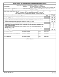 DA Form 7692 Active Duty for Medical Care Application, Page 2