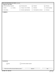 DA Form 7761 Employee Monitoring Data Sheet, Page 2