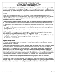 VA Form 10-10171 Veterans Care Agreement, Page 5