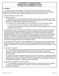VA Form 10-10171 Veterans Care Agreement, Page 8