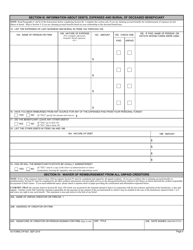 VA Form 21P-601 Application for Accrued Amounts Due a Deceased Beneficiary, Page 4
