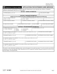 VA Form 10-10EC Application for Extended Care Services, Page 3