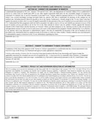 VA Form 10-10EC Application for Extended Care Services, Page 5
