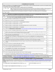 VA Form 22-0097 Application for Vet Tec Pilot Program (Training Provider), Page 5