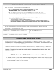 VA Form 22-0097 Application for Vet Tec Pilot Program (Training Provider), Page 6