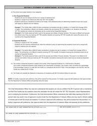 VA Form 22-0097 Application for Vet Tec Pilot Program (Training Provider), Page 7