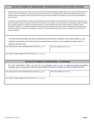 VA Form 22-0097 Application for Vet Tec Pilot Program (Training Provider), Page 8