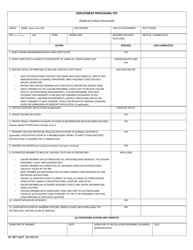 AF IMT Form 3847 Deployment Processing Tdy, Page 2