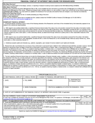 59 MDW Form 14 Financial Conflict of Interest Disclosure for Researchers