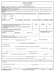 DD Form 220 Active Duty Report