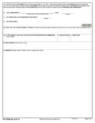 DD Form 220 Active Duty Report, Page 2