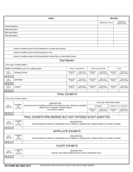 DD Form 490 Certified Record of Trial (Pages 1-4 Only), Page 4
