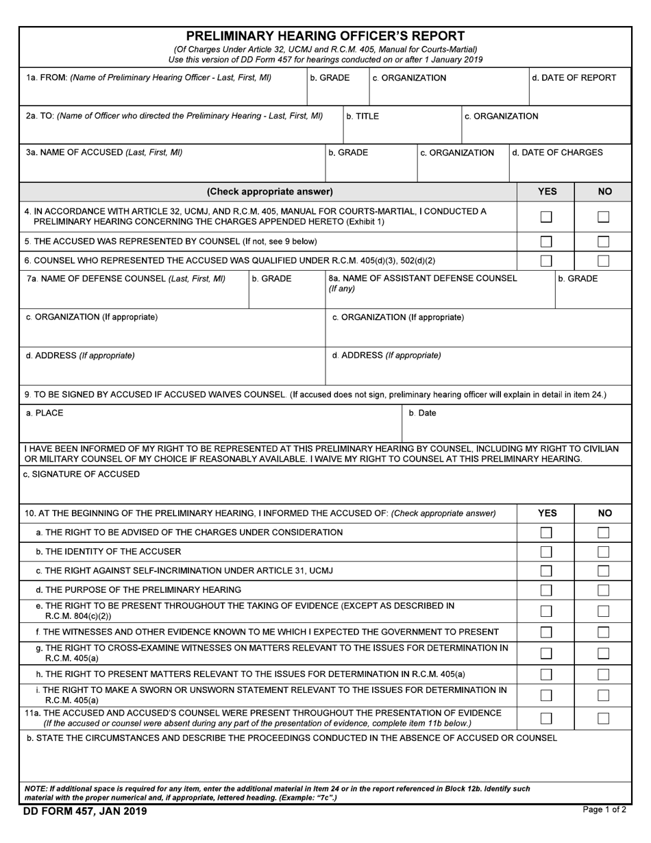 dd-form-457-download-fillable-pdf-or-fill-online-preliminary-hearing