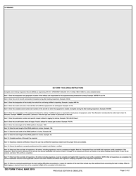 DD Form 1748-6 Joint Airdrop Inspection Record (Dras), Page 2