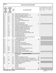 DD Form 1949-1 Part II Lsar Data Selection Sheet, Page 2