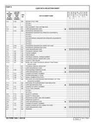DD Form 1949-1 Part II Lsar Data Selection Sheet, Page 4