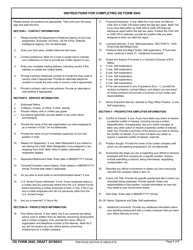 DD Form 2945 Post-government Employment Advice Opinion Request, Page 5