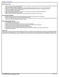 DD Form 3067-9 Smart Scholarship Recruitment Site Visit Request, Page 3