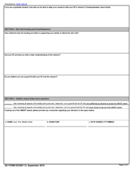 DD Form 3067-13 Smart Scholarship Site Visit Report for Recruitment Participants, Page 2