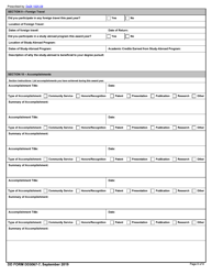 DD Form 3067-7 Smart Scholarship Phase 1 Annual Report, Page 8