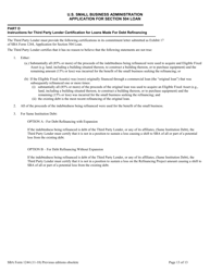 SBA Form 1244 Application for Section 504 Loan, Page 13