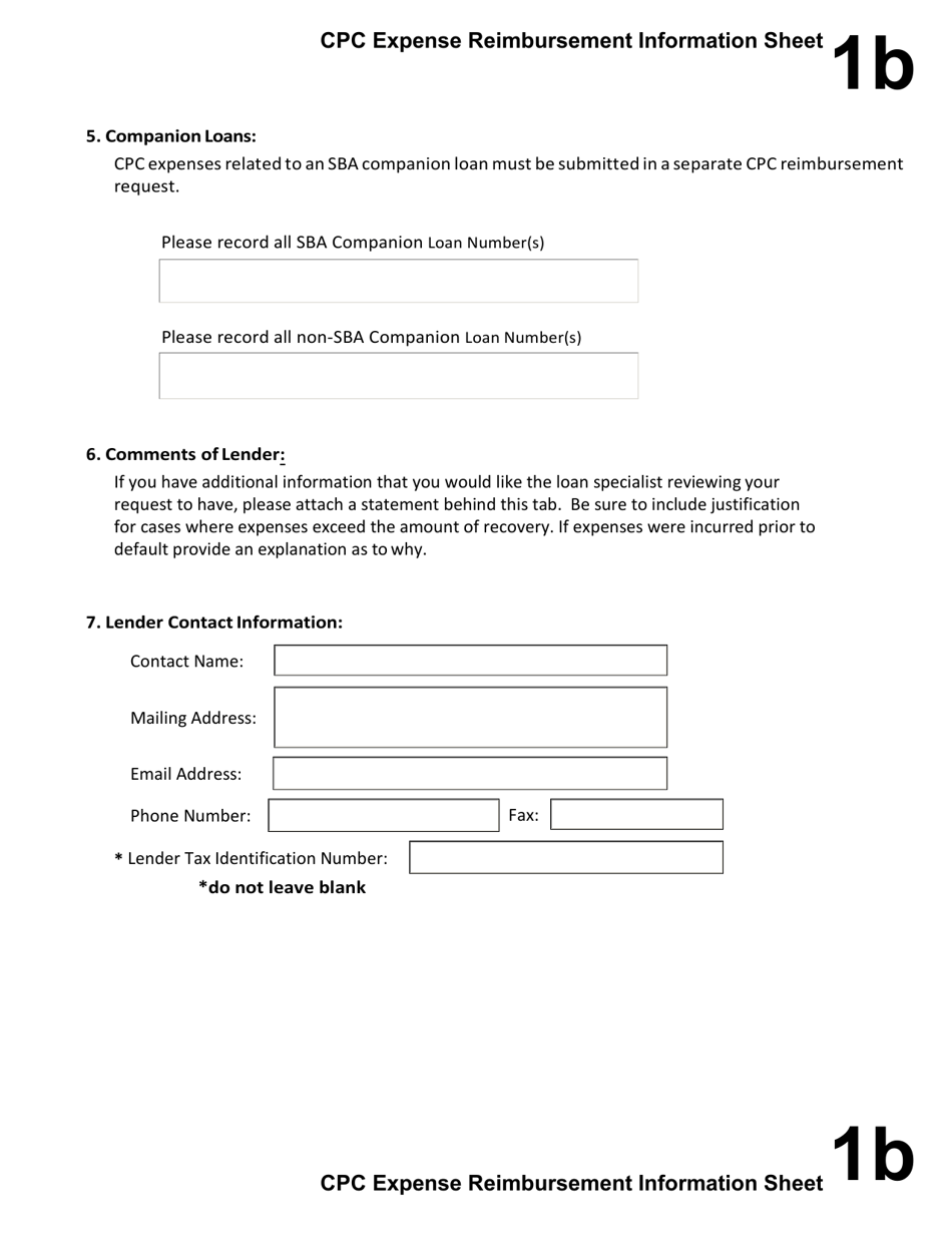 Care and Preservation of Collateral (CPC) Tabs, Page 3