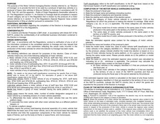 CBP Form 447 North American Free Trade Agreement Motor Vehicle Averaging Election, Page 2