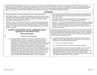 CBP Form 3229 Insular Possession Certificate of Origin, Page 2