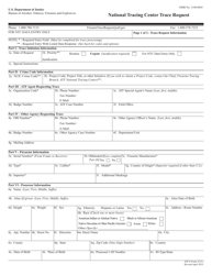 ATF Form 3312.1 National Tracing Center Trace Request