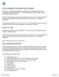 CBP Form 7501 Entry Summary, Page 12