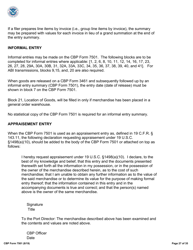 CBP Form 7501 Entry Summary, Page 27