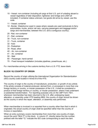 CBP Form 7501 Entry Summary, Page 8