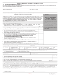ATF Form 1 (5320.1) Application to Make and Register a Firearm, Page 2