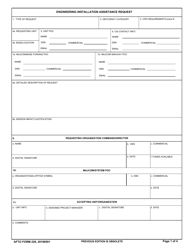 AFTO Form 229 Engineering Installation Assistance Request