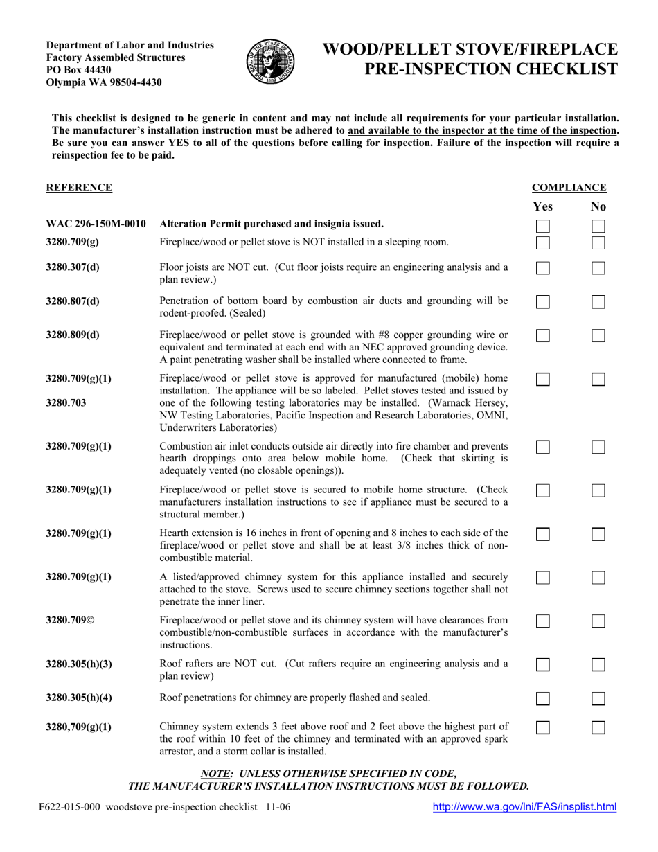 Form F622015000 Fill Out, Sign Online and Download Printable PDF