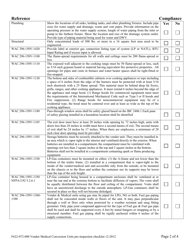 Form F622-072-000 Vendor/Medical Conversion Units Pre-inspection Checklist - Washington, Page 2